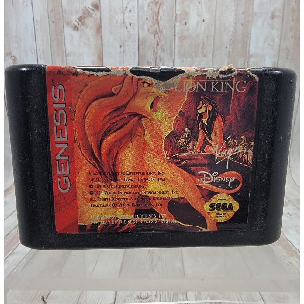 Lion King (Sega Genesis, 1994) Cartridge Only